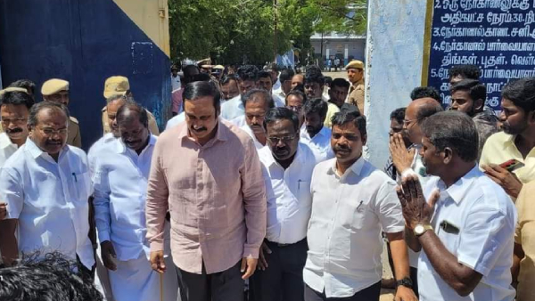 Anbumani Ramadoss, who met PMK Cadres this morning at Palayamkottai Central Jail Anbumani Ramadoss, who met PMK Cadres this morning at Palayamkottai Central Jail