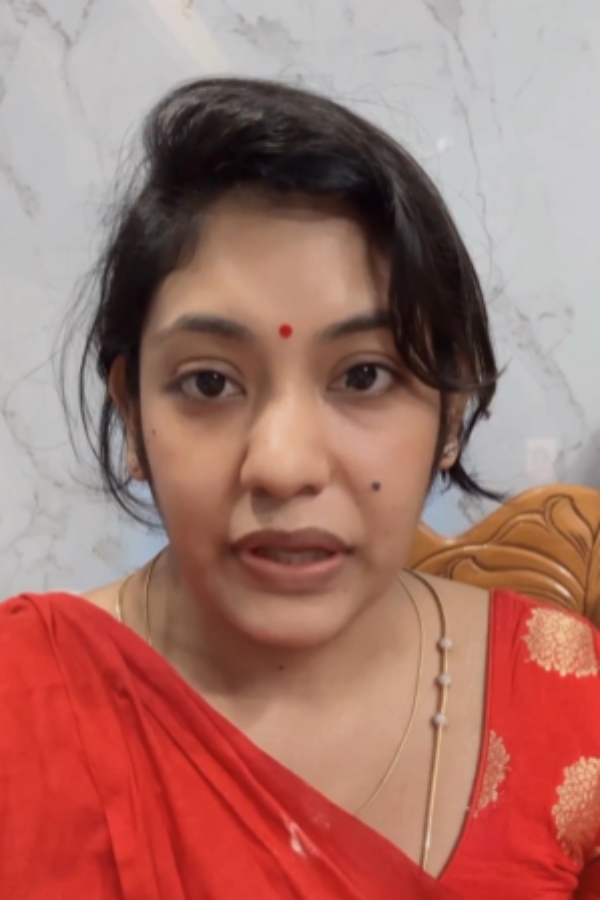 Actress Shruthi Shanmugapriya emergency video after her husbands death