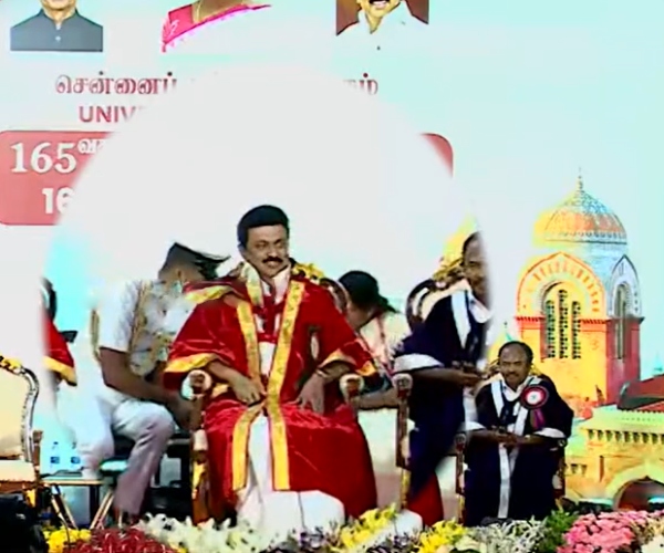  Governor Ravi welcomed CM stalin by mentioning as Tamil Nadu