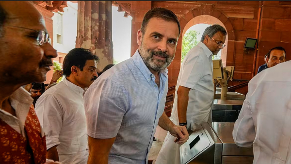 Rahul gandhi made parliament and BJP stir by his speech after his return 