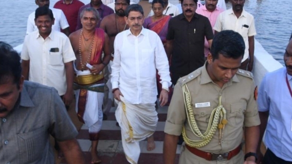 Governor RN Ravi Girivalam at Annamalaiyar in Tiruvannamalai 