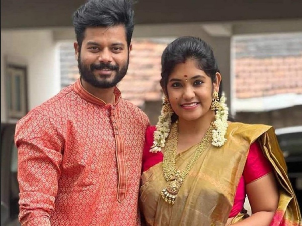 Actress Shruthi Shruthi Shanmugapriya husband death after fist post 