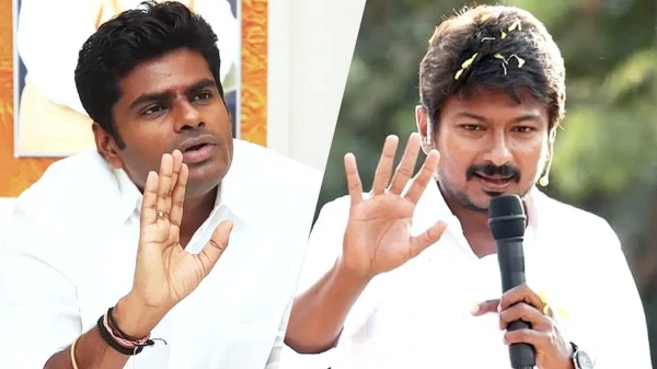 Annamalai asks Udhayanidhi to write Group 4 exam 