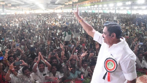  Edappadi Palanisamy is upset because less women crowds in Madurai AIADMK meeting 