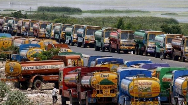 Restrictions on water trucks to prevent traffic jams and accidents in Chennai 