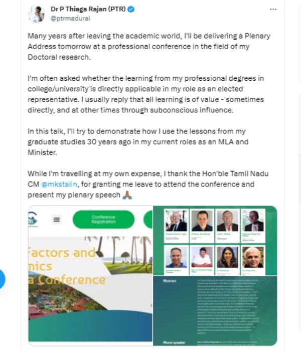 Minister Palanivel Thiagarajan not attend DMKs Madurai NEET Protet 