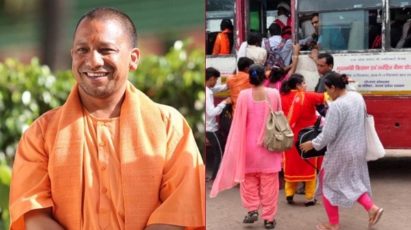 UP Chief Minister Yogi Adityanath has announced that free bus services will be provided to women on Raksha Bandhan 