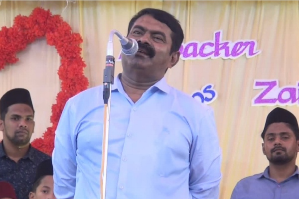 why are you asking vote for Congress which is refusing to give water in cauvery? Seaman slams TN CM 