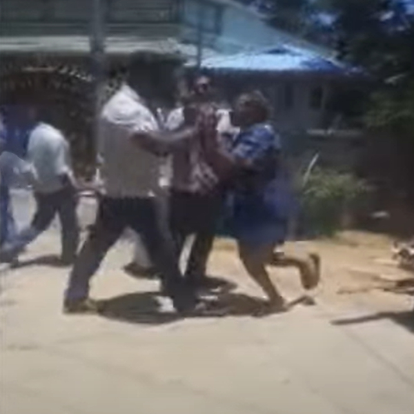 BJP union councilor Savarkar kicked woman over land dispute in Kanyakumari 