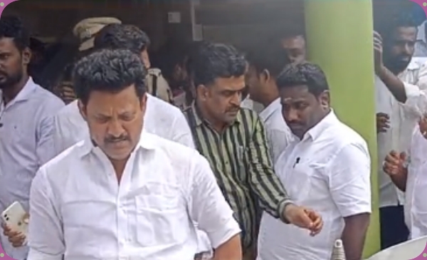 Doctors informed that Minister Anbil Mahesh poyyamozhi is in good health 