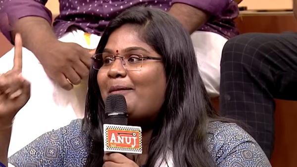 Indraja Sankar says that she prepared banana Icecream and his mamas mouth got stuck