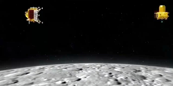  Welcome Buddy: Chandrayaan 2 Orbiter welcomes Chandrayaan 3 lander Vikram in moon 