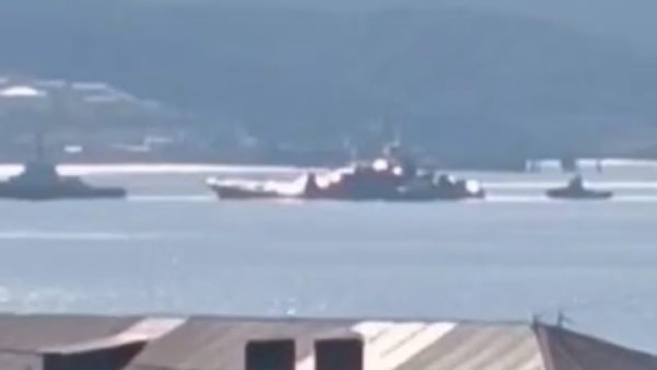 Russian warship heavily damaged in drone attack by Ukraine 