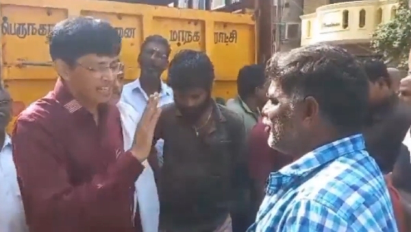 Video: Chennai Corporation Commissioner Radhakrishnan catches cows roaming in Tiruvallikeni