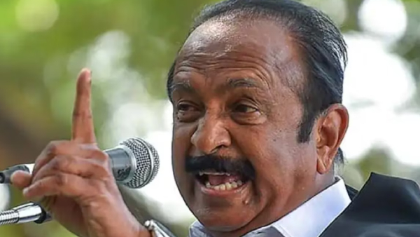 Vaiko warns Centre Govt on Renaming laws with Hindi names Vaiko warns Centre Govt on Renaming laws with Hindi names