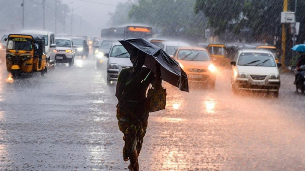 Rain alert for 5 districts of Tamilnadu till 10 PM today Rain alert for 5 districts of Tamilnadu till 10 PM today