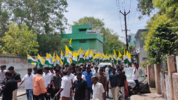 Mukkulathor desiya kalagam protest against the AIADMK conference to be held in Madurai tomorrow 