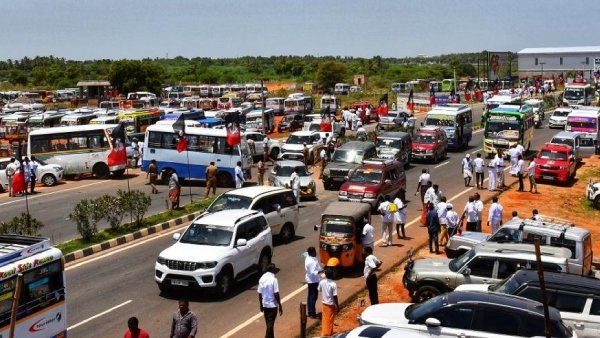 traffic jam in madurai 