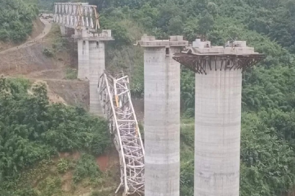 Mizoram: 17 Workers killed in Under Construction Railway bridge collapses