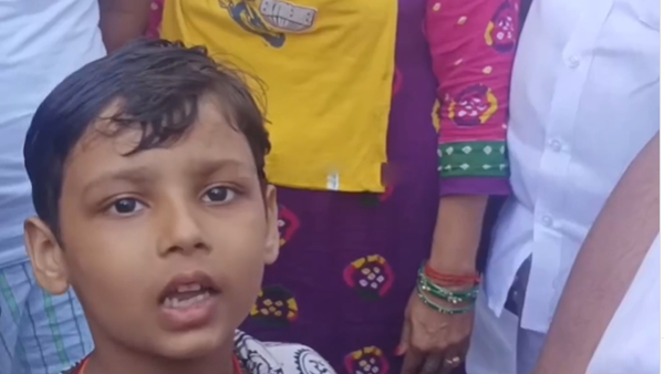 Madurai train fire accident victim 11 years old boy says Sivas slogam 