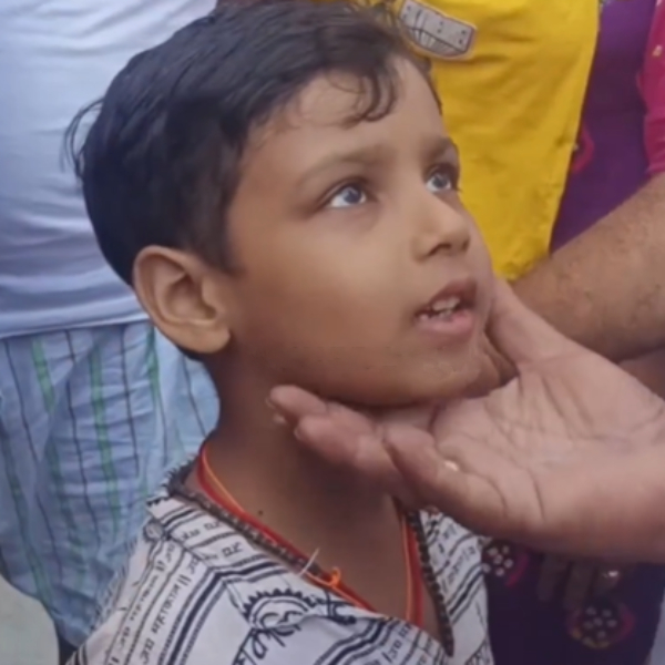 Madurai train fire accident victim 11 years old boy says Sivas slogam 