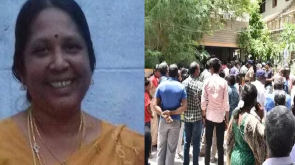 How did Erode government school teacher murdered? 
