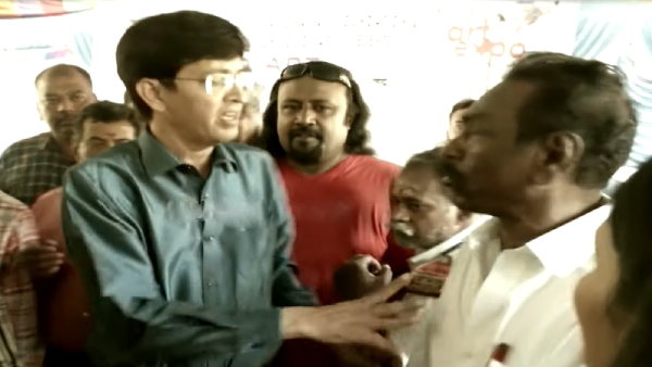 DMK figure who has transgressed and behaved indecently to J.Radhakrishnan IAS 