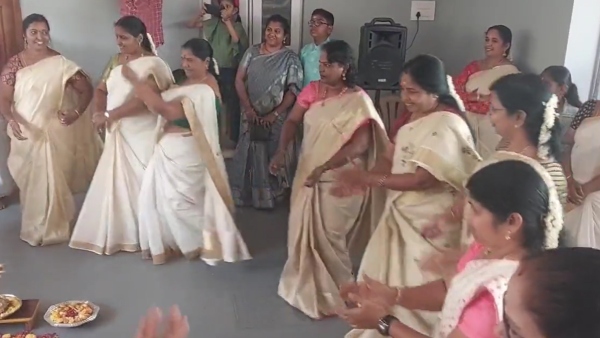 video : Coimbatore South MLA Vanathi Srinivasan danced and celebrate Onam festival 