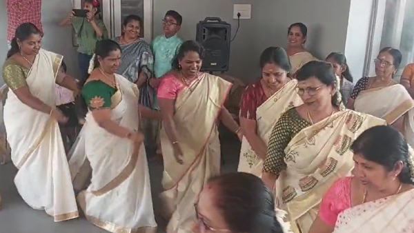 video : Coimbatore South MLA Vanathi Srinivasan danced and celebrate Onam festival 