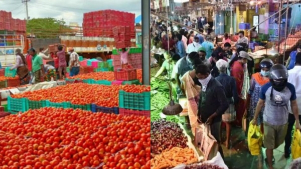Tomatoe price today reduced Rs.20 per kg at Koyambed Market in Chennai and other vegetables price list revealed 
