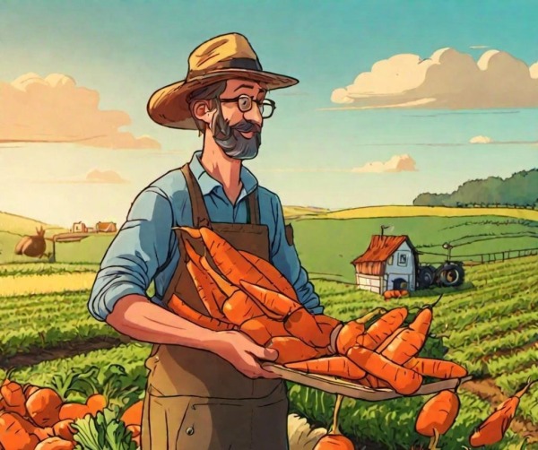 Short story for kids in Tamil : The farmer and fox