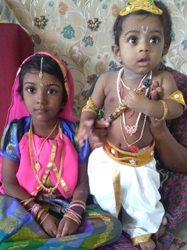 Krishna Jayanti celebration Tamil Nadu Kannan and Radha photos Oneindia Family viewers 