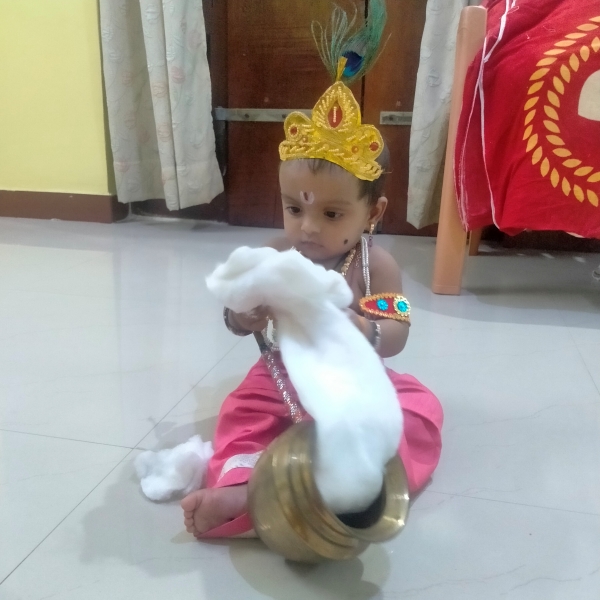 Krishna jayanthi: Gokulastami celebration Oneindia Tamil viewers baby photo Krishna jayanthi: Gokulastami celebration Oneindia Tamil viewers baby photo