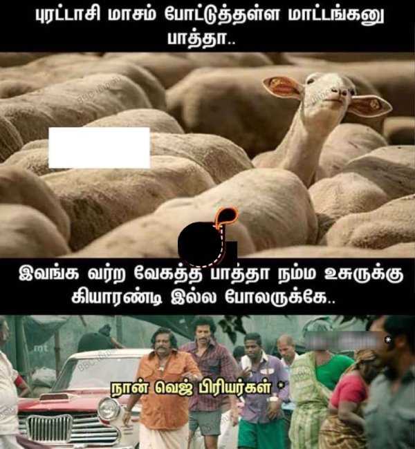 Purattasi memes: Funny memes collection on purattasi month