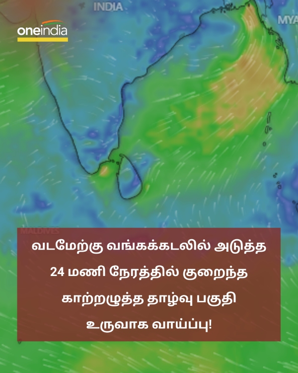 Possibility of heavy rain in 7 districts of Tamil Nadu - Chennai Met 