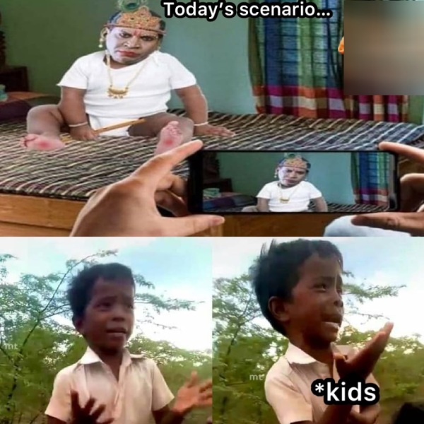 krishna jayanthi memes: Funny memes collection on krishna jayanthi