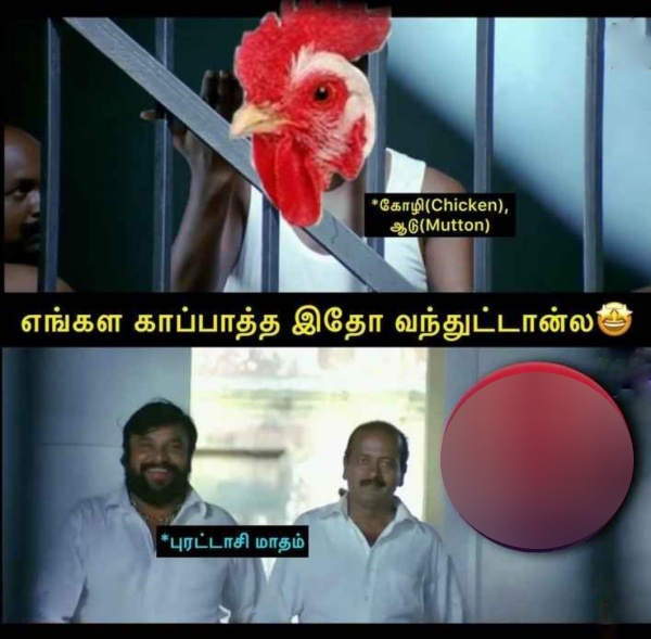 Purattasi sunday memes: Funny memes collection on purattasi month 1st sunday