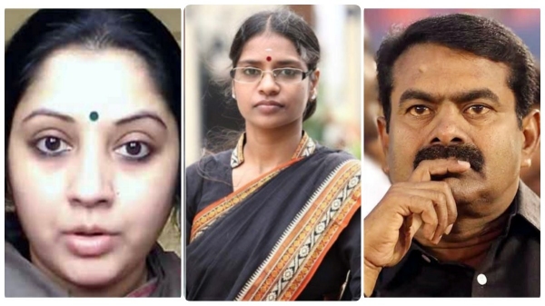 Seeman slams Tamil Outfit leader Veeralakshmi on Actress Vijayalakshmi issue