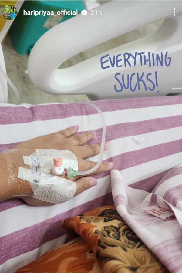  Ethirneechal Serial Nandini character Actress Haripriya Hospitalized 