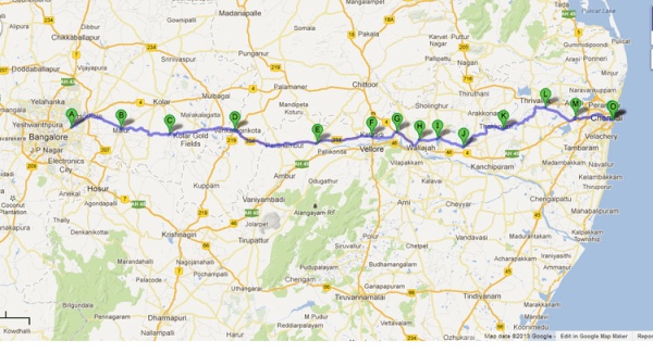 Route map of Chennai bengaluru expressway: All About Chennai Bangalore Expressway 