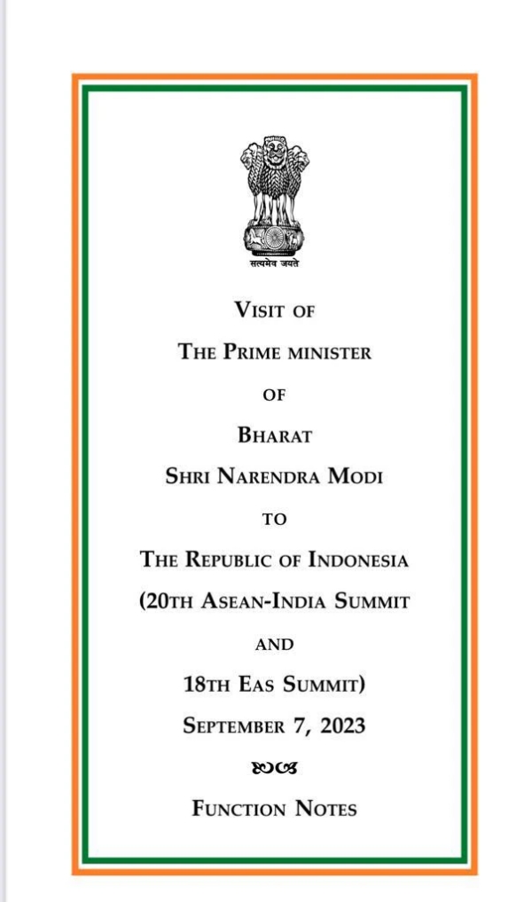  Bharat was on PMs BRICS notification, says BJP 