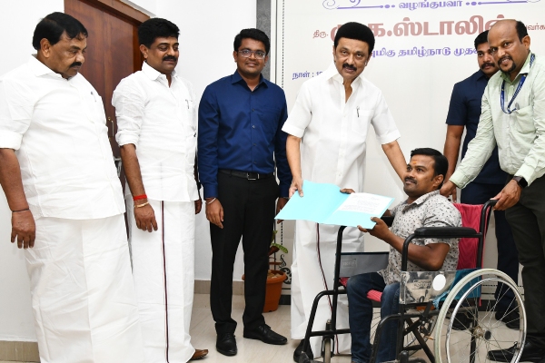  A separate township for differently-abled persons is to be created in Coimbatore