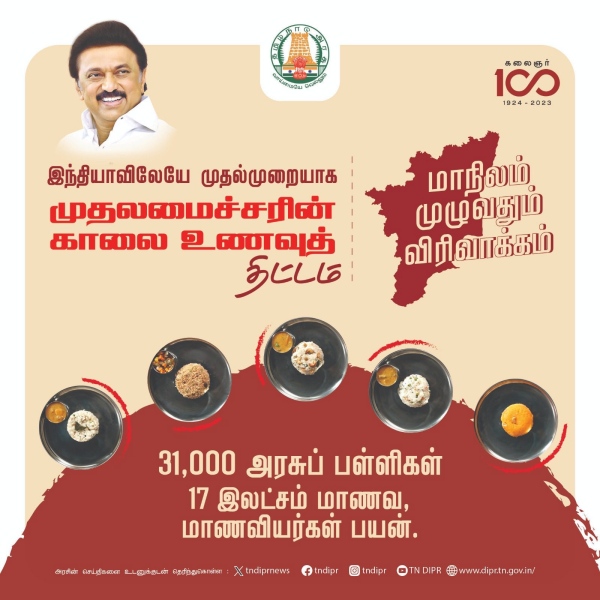 An app that keeps track of the Chief Ministers breakfast scheme