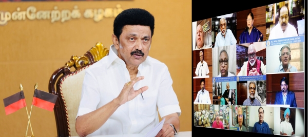 Tamil Nadu CM MK Stalin slams RSS on 27% Reservation issue Tamil Nadu CM MK Stalin slams RSS on 27% Reservation issue