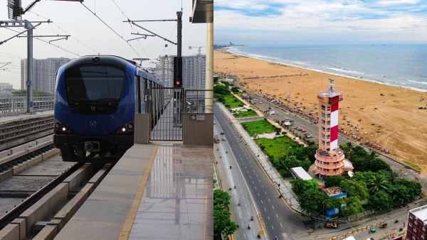 The upcoming Lighthouse Metro Station near Marina Beach is set to be Tsunami-resistant 