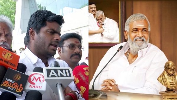 Annamalai conduct road roko against Sanadhanam controversy 