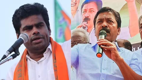 Annamalai retaliates admk former minister cv shanmugam 