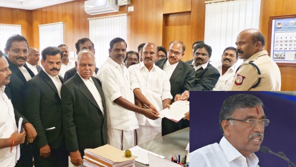 DMK complaint against admk ex minister KP Anbazhagan for spoke derogatorily about Stalin DMK complaint against admk ex minister KP Anbazhagan for spoke derogatorily about Stalin