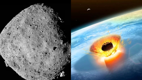 asteroid passes Earth every six years could hit with the force of 22 atomic bombs in 2182 