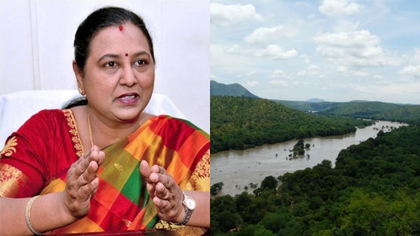 Cauvery issue DMDK Workers hunger strike in Thanjavur lead by Premalatha 